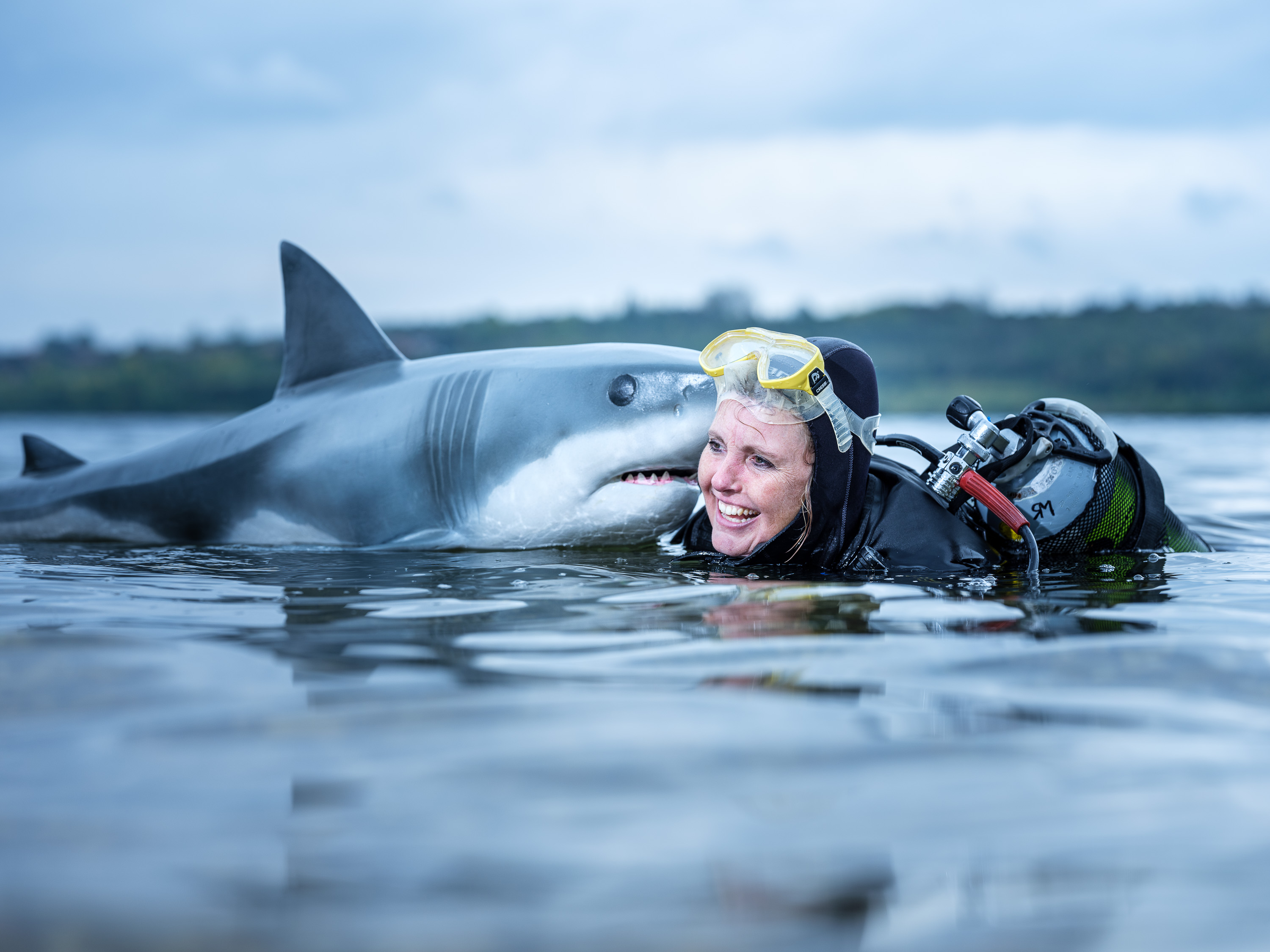 Anja Günzel. Taucherin.