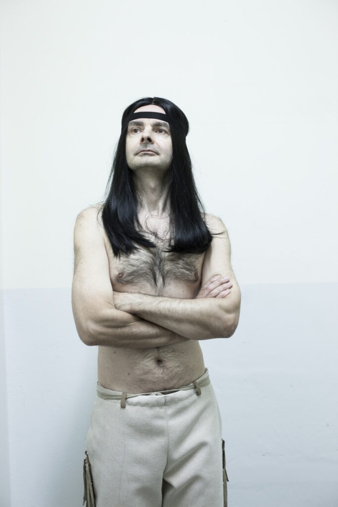 Porträtserie CENTRALINDIANER. Statisten bei dem Karl May Festspielen Leipzig (von und mit Rainald Grebe) am Centraltheater Leipzig.