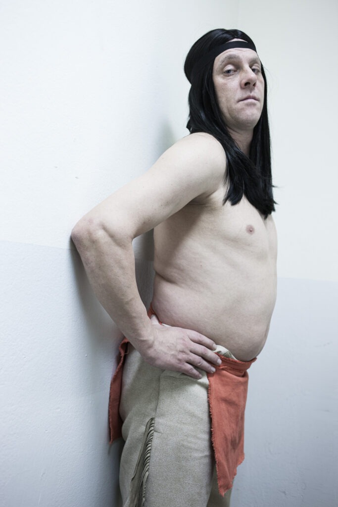 Porträtserie CENTRALINDIANER. Statisten bei dem Karl May Festspielen Leipzig (von und mit Rainald Grebe) am Centraltheater Leipzig.